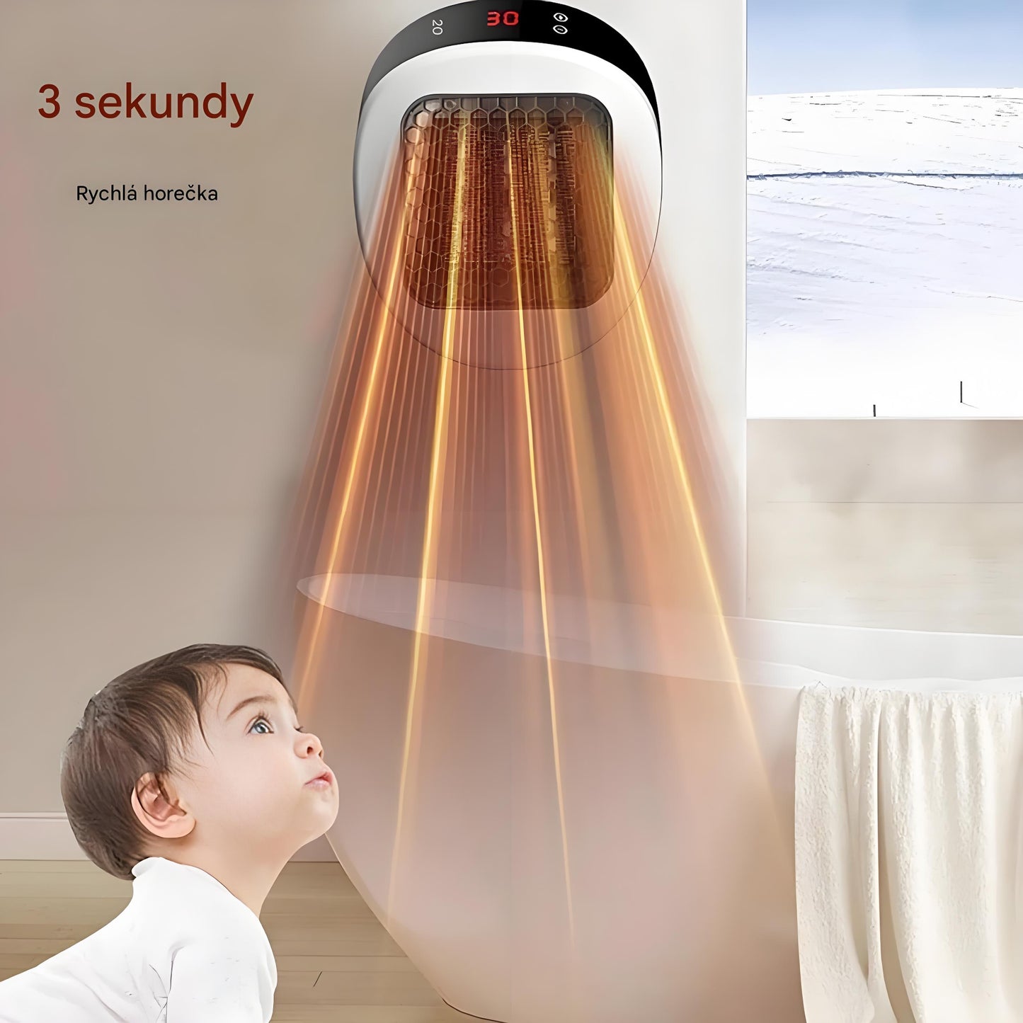 S topidlem Telinala už nikdy nebudete plýtvat penězi za vytápění – váš pokoj se ohřeje během několika sekund 🔥Druhý kus za poloviční cenu!
