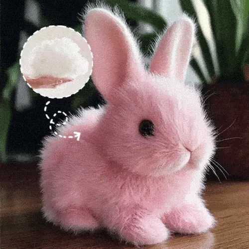 Běhající a skákající králíček přináší dětem spoustu radosti a zábavy🎀