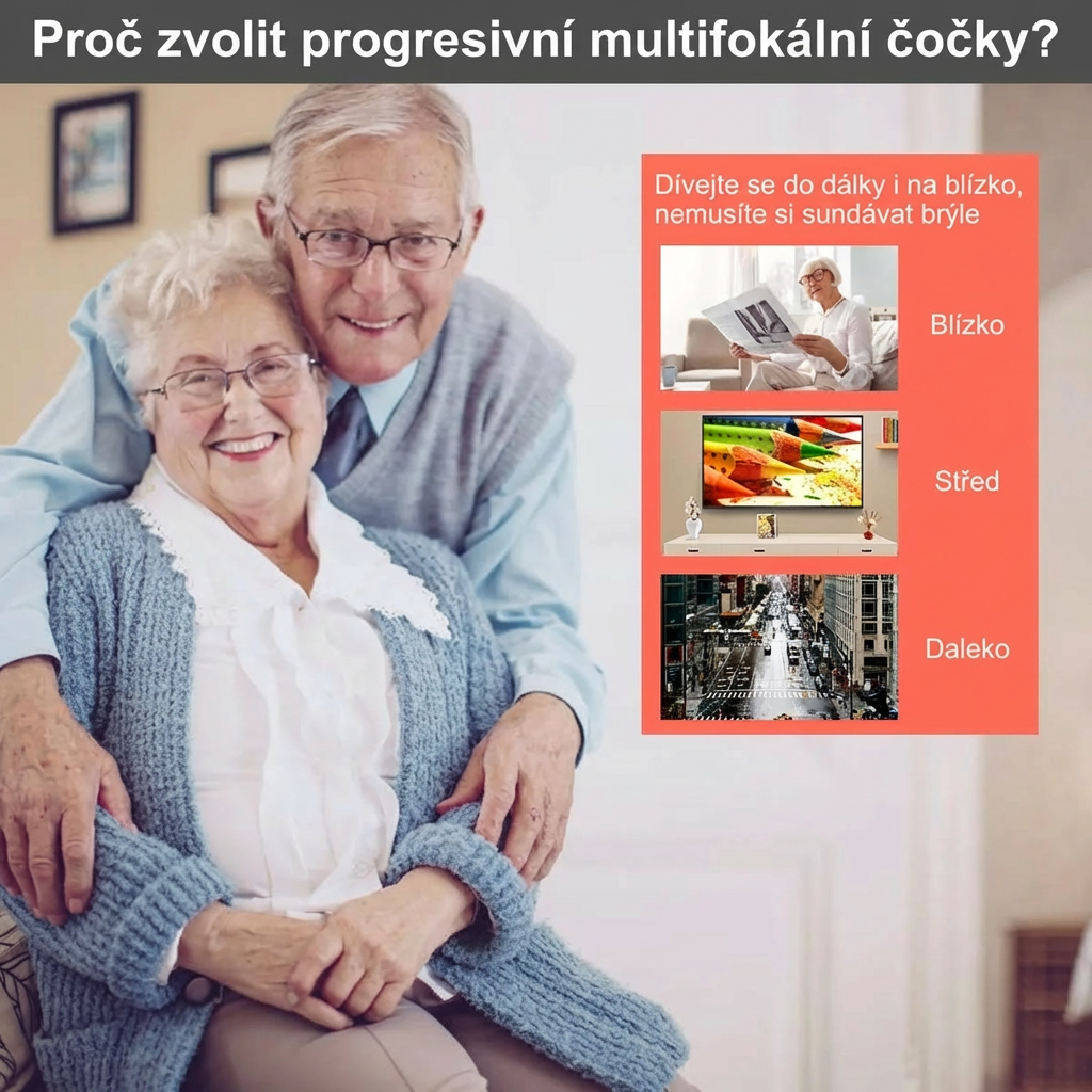 ✨👓 Multifokální brýle | Chytrá adaptivní technologie