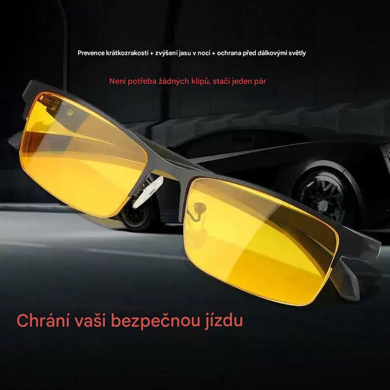 [🎉 Exkluzivně pro členy ]Tyto HD brýle pro noční vidění vám umožní vidět v noci jako ve dne, ideální pro noční běh a řízení. Přes den je můžete nosit celodenně s ochranou proti UV záření!