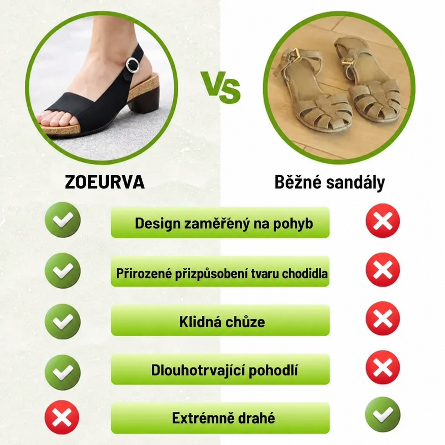 🎉Zoeurva pohodlné sandály: chůze bez bolesti i na kluzkém povrchu！