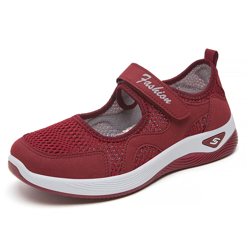 [🎉Exkluzivní nabídka pro členy] 👟 Ortopedická obuv se vzduchovým polštářem – nízký střih, zapínání na suchý zip, lehký a prodyšný síťovaný svršek pro seniory | Pohodlná, stabilní a bezbolestná chůze po celý den