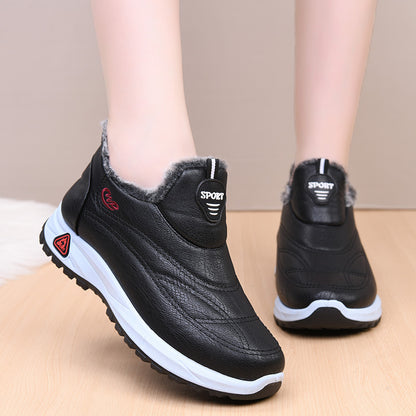 [🎉 Exkluzivně pro členy ]Univerzální široké dámské boty s hřejivou podšívkou, protiskluzová měkká podešev, lehké a pohodlné 👟 Ortopedické zimní boty pro seniorky