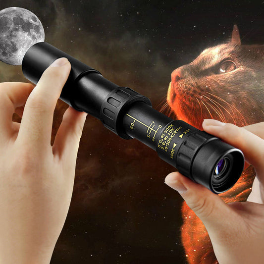 10–300× zoom HD přenosný vysoce výkonný dalekohled pro dlouhé vzdálenosti, speciálně navržený pro pozorování nebeských těles a souhvězdí