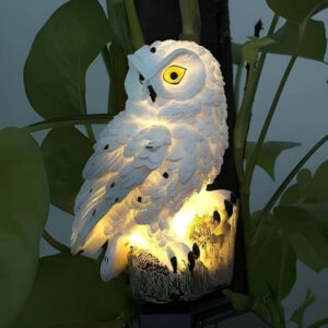 [🎉 Exkluzivně pro členy ]Solární zahradní osvětlení pro trávník 🌿 | Venkovní solární chodníková světla s krytím IP65, tvar sovy 🦉✨