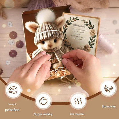 [🎉 Exkluzivně pro členy ]🔥49% SLEVA - 🐇 Ručně vyrobený mini zajíček, roztomilý velikonoční dárek