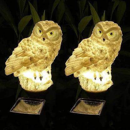 [🎉 Exkluzivně pro členy ]Solární zahradní osvětlení pro trávník 🌿 | Venkovní solární chodníková světla s krytím IP65, tvar sovy 🦉✨