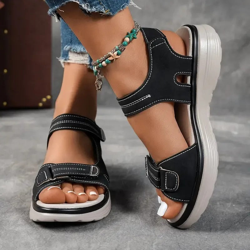 [🎁Dnes za poloviční cenu - nenechte si to ujít] Ergonomicky tvarované ortopedické sandály - bezbolestná chůze👞Zajišťují pohodlnější chůzi