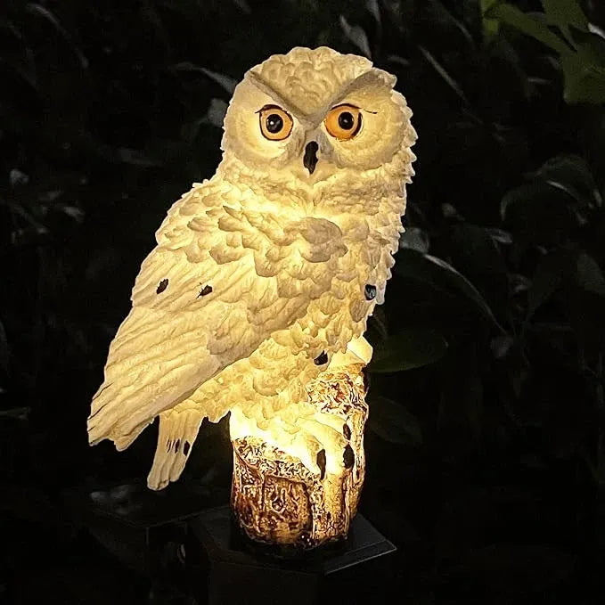 [🎉 Exkluzivně pro členy ]Solární zahradní osvětlení pro trávník 🌿 | Venkovní solární chodníková světla s krytím IP65, tvar sovy 🦉✨