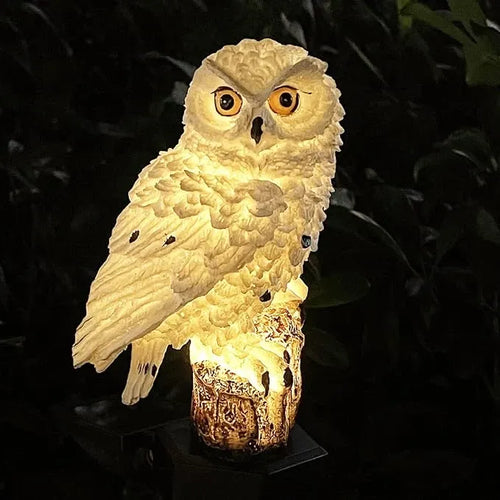 [🎉 Exkluzivně pro členy ]Solární zahradní osvětlení pro trávník 🌿 | Venkovní solární chodníková světla s krytím IP65, tvar sovy 🦉✨
