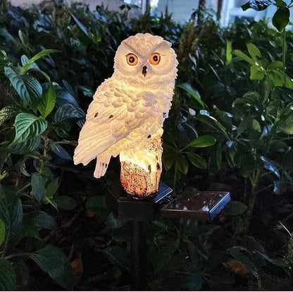 [🎉 Exkluzivně pro členy ]Solární zahradní osvětlení pro trávník 🌿 | Venkovní solární chodníková světla s krytím IP65, tvar sovy 🦉✨