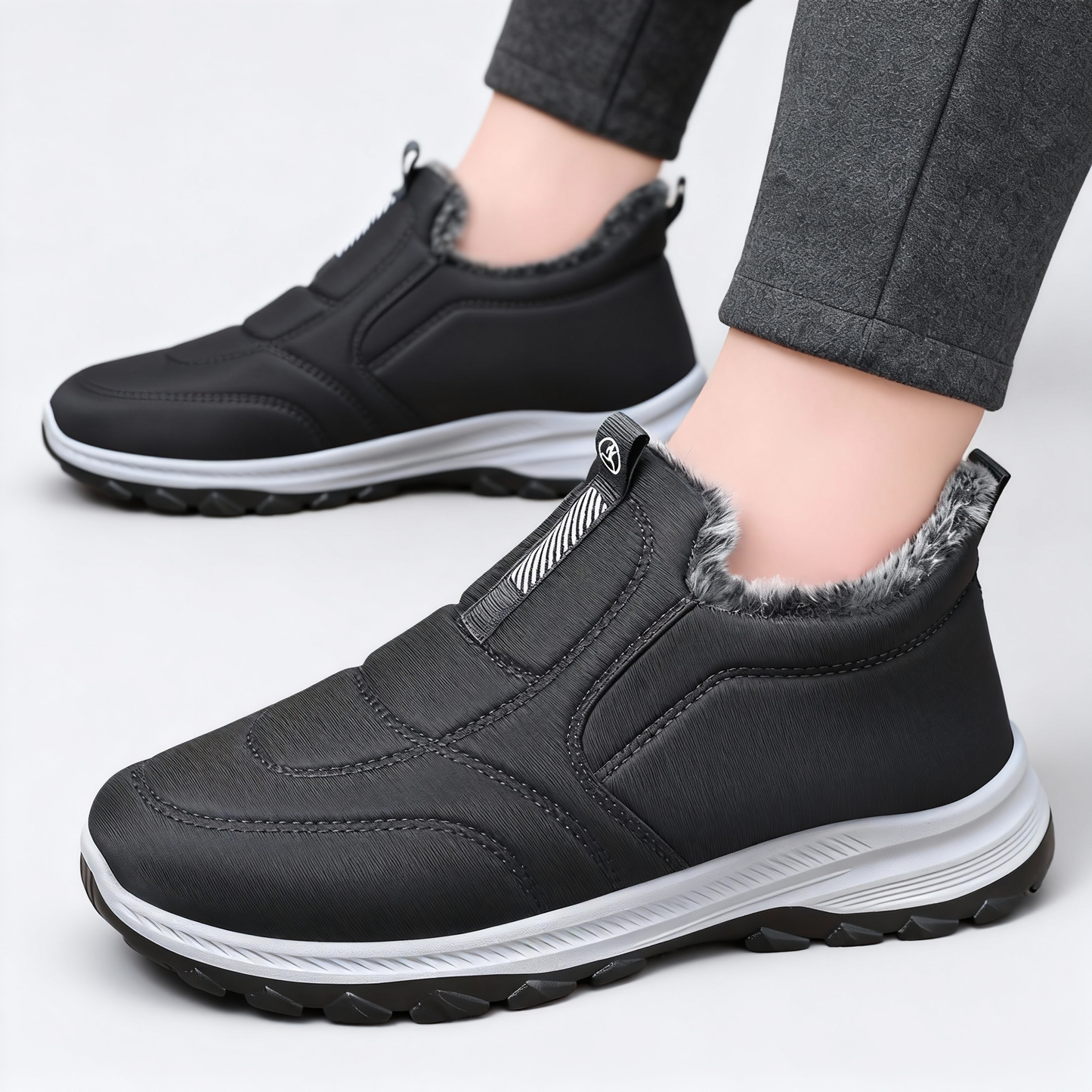 ⚡Omezený slevy 50% —— Ergonomická ortopedická obuv s chloupkatou podšívkou, ulevuje od bolestí nohou, zad a kloubů, unisex