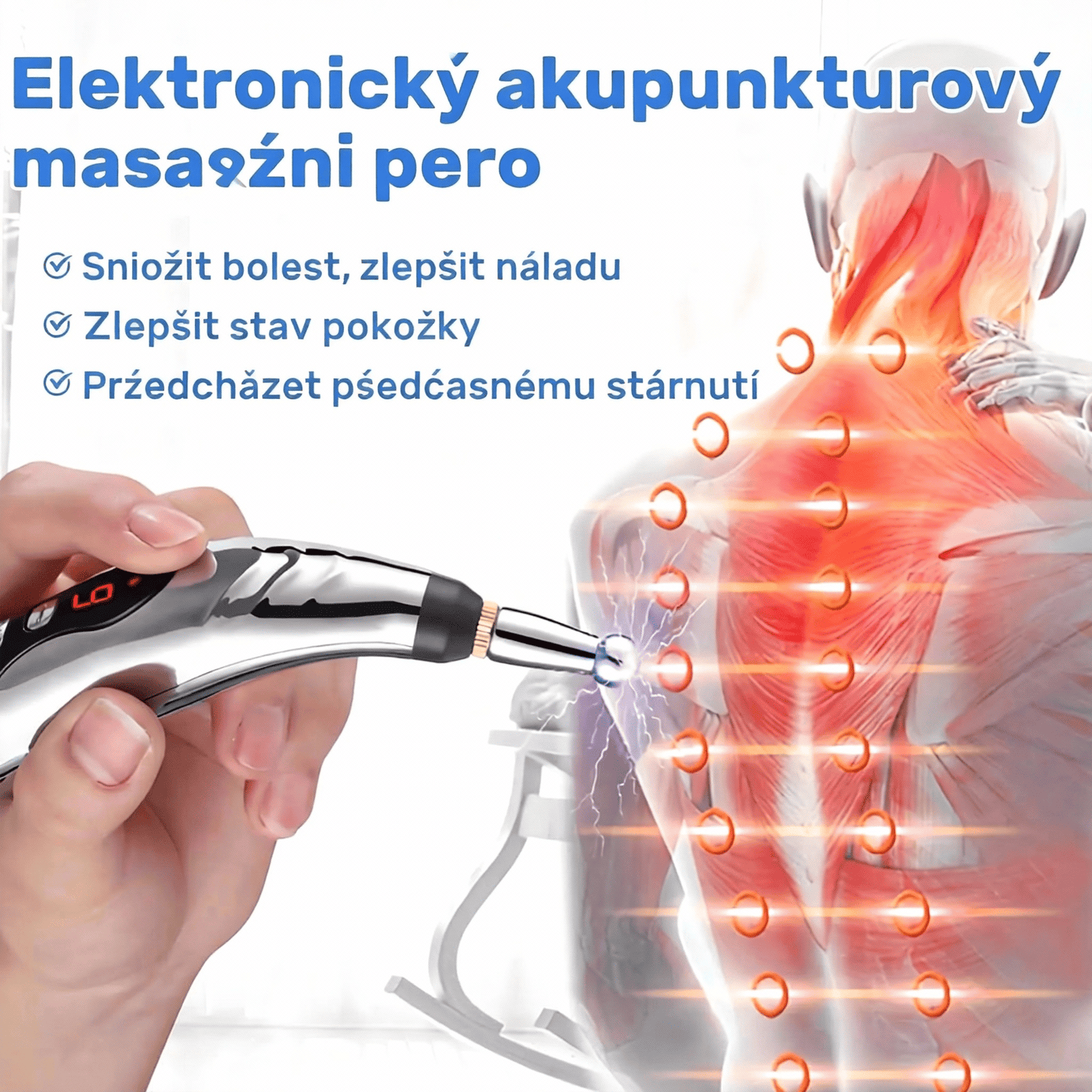 🎉 Exkluzivně pro členy –Toto elektroterapeutické pero účinně řeší znecitlivění rukou a nohou, bolest ramen i zad u seniorů. Stačí 3 minuty denně pro úlevu na celý den. 🔥 Druhý kus za poloviční cenu!