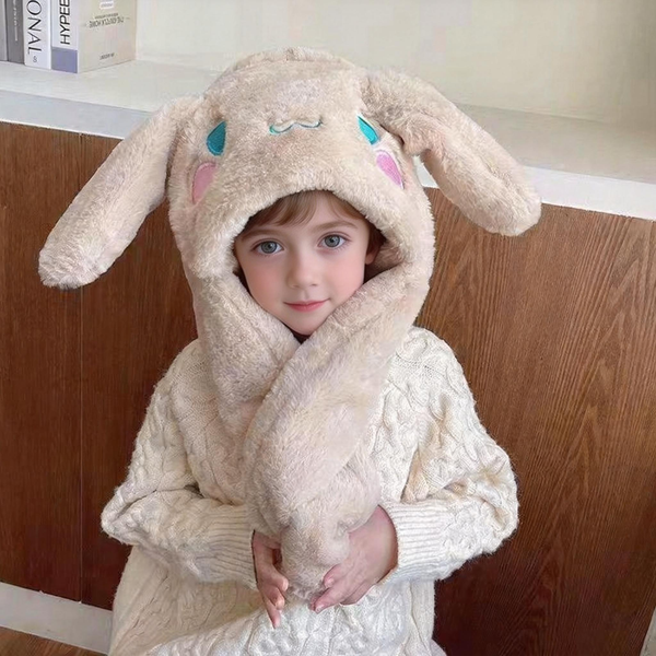 [🎉 Exkluzivně pro členy ]Vnoučaty neodolatelný velikonoční dárek – hebká králičí čepice s pohyblivými oušky 🐰