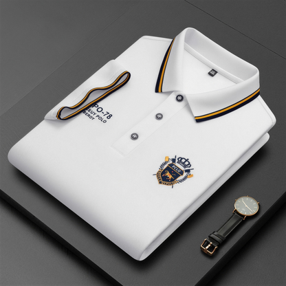 Luxusní ručně vyráběné polo tričko, navržené speciálně pro muže roku 2026 — vhodné pro celodenní sportovní nošení pro seniory!