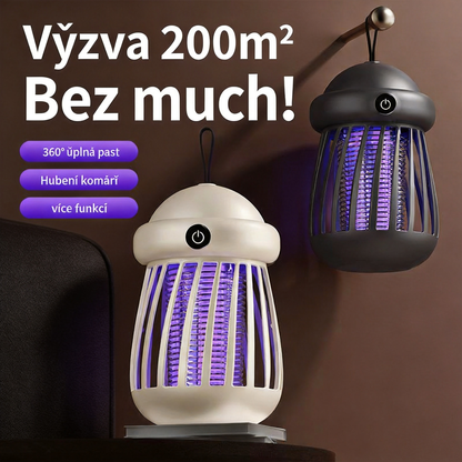 🌙 Letní UV lampa proti komárům – tichá, zdravá a účinná ochrana po celou noc
