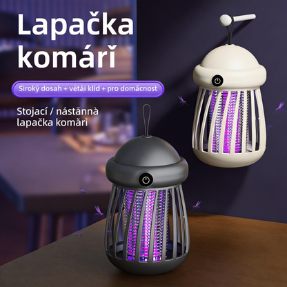 🌙 Letní UV lampa proti komárům – tichá, zdravá a účinná ochrana po celou noc