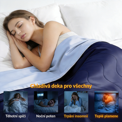 [🎉Exkluzivní nabídka pro členy] Přikrývka pro hluboký spánek – letní chladivá deka